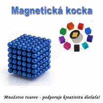 Magnetická NEOKOCKA - NEOCUBE magnetické guličky modré 216ks, 5mm