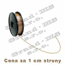 Tlačová struna ABS - 1,75 mm - zlatá (cena za 1 m)