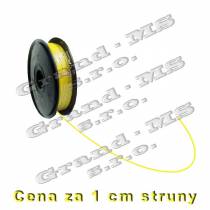 Tlačová struna ABS - 3 mm - žltá (cena za 1 m)
