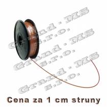 Tlačová struna PLA - 1,75 mm - hnedá (cena za 1 m)