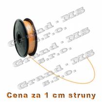 Tlačová struna HIPS - 3 mm - oranžová (cena za 1 m)