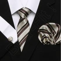 Luxusná 3 dielna kravatová sada - 06